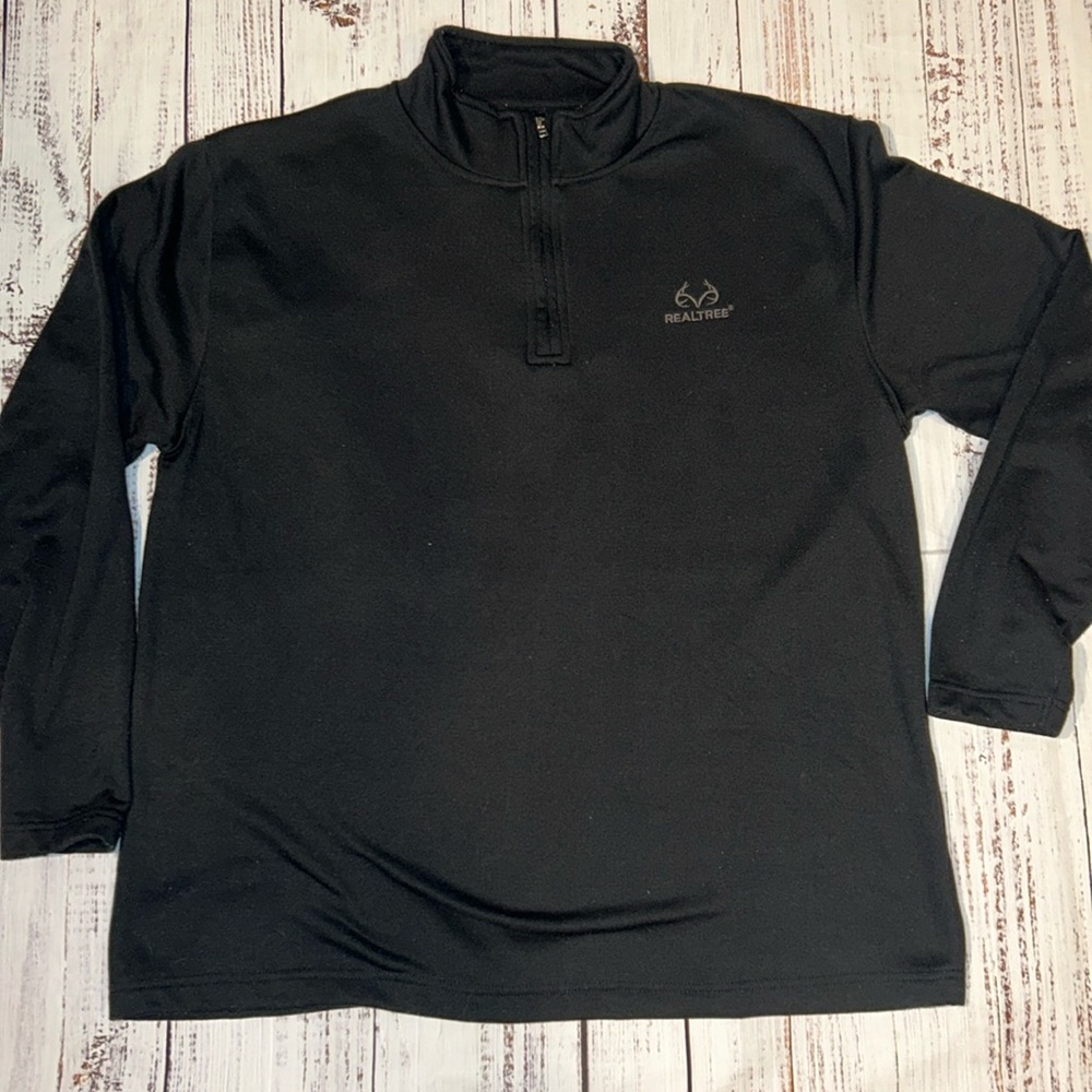 RealTree Fleece. W/Collar Sz-Large. Black-PreOwned
